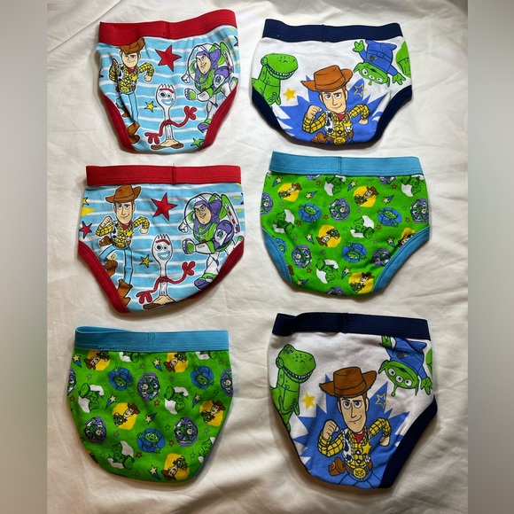 Disney Toy Story Kids Underwear Set - Red, Blue, Green - Picture 2 of 2